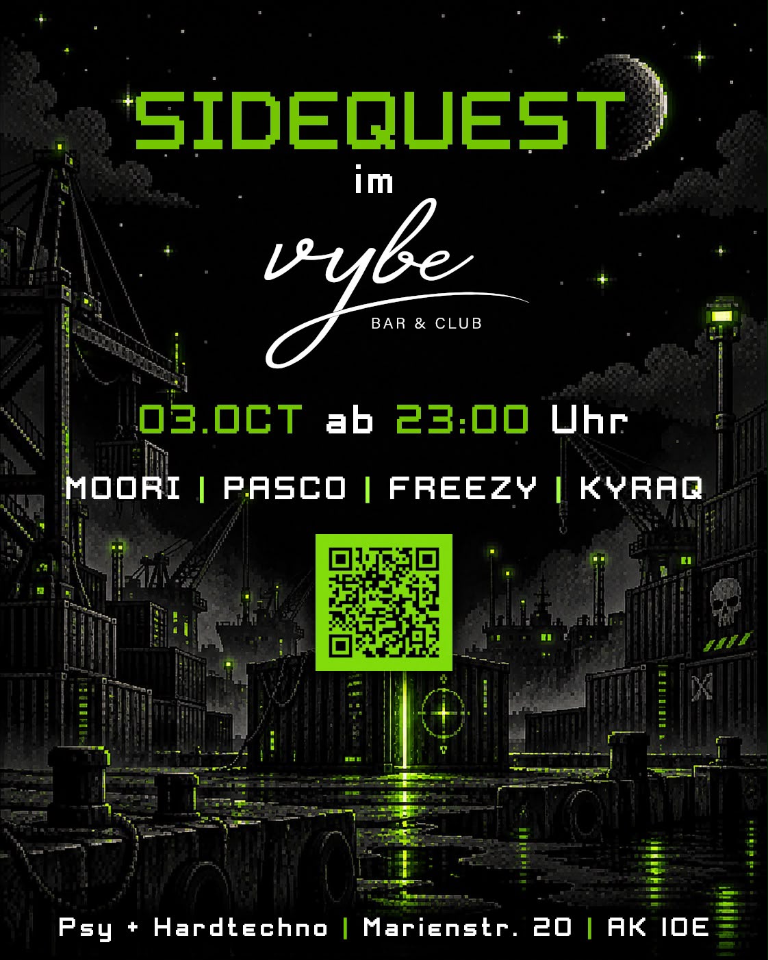 SIDEQUEST im Vybe – Flyer