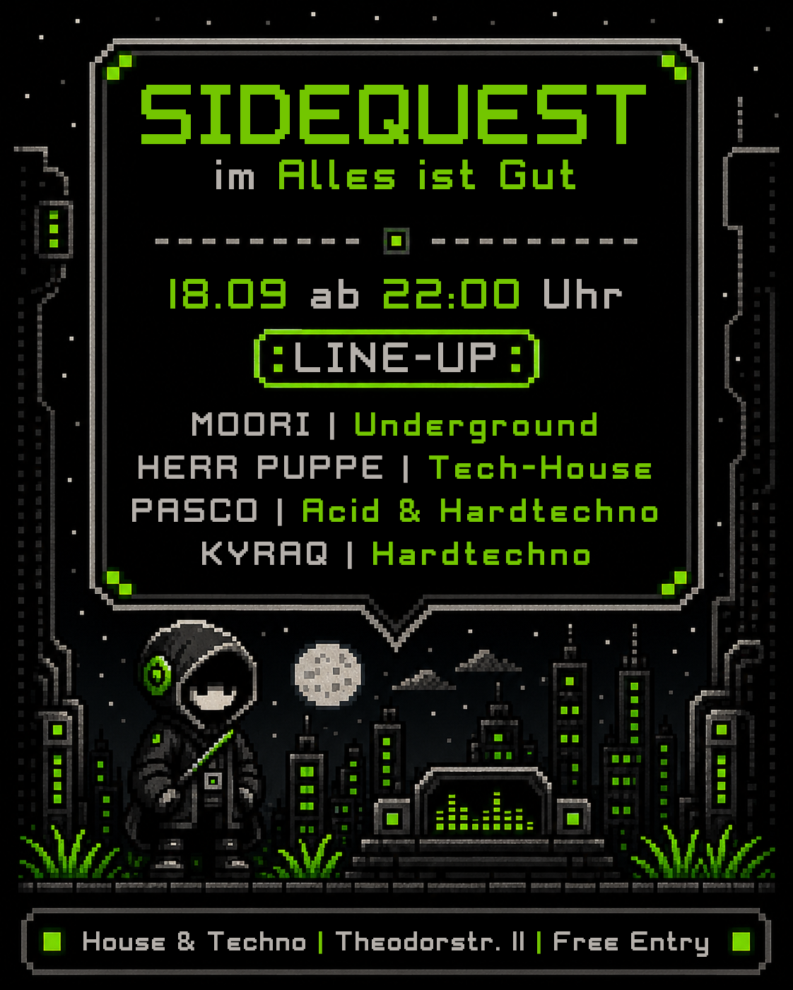SIDEQUEST im Alles ist Gut – Flyer